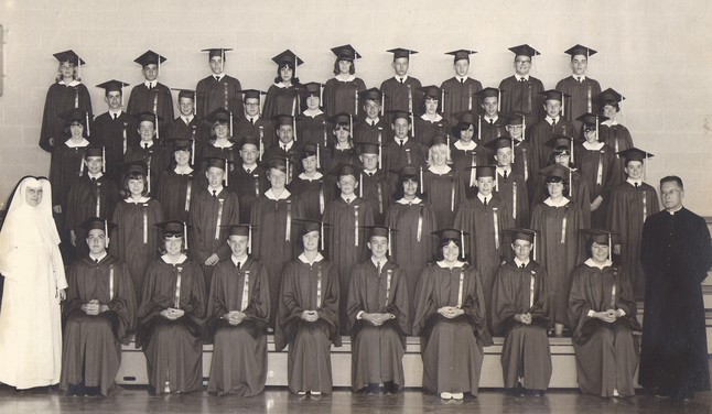 St. Mary's, East Moline, IL 1966 Basketball Team